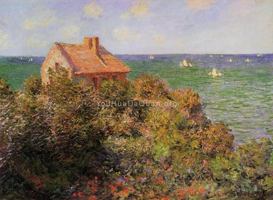 Fisherman's Cottage at Varengeville - 克劳德·莫奈